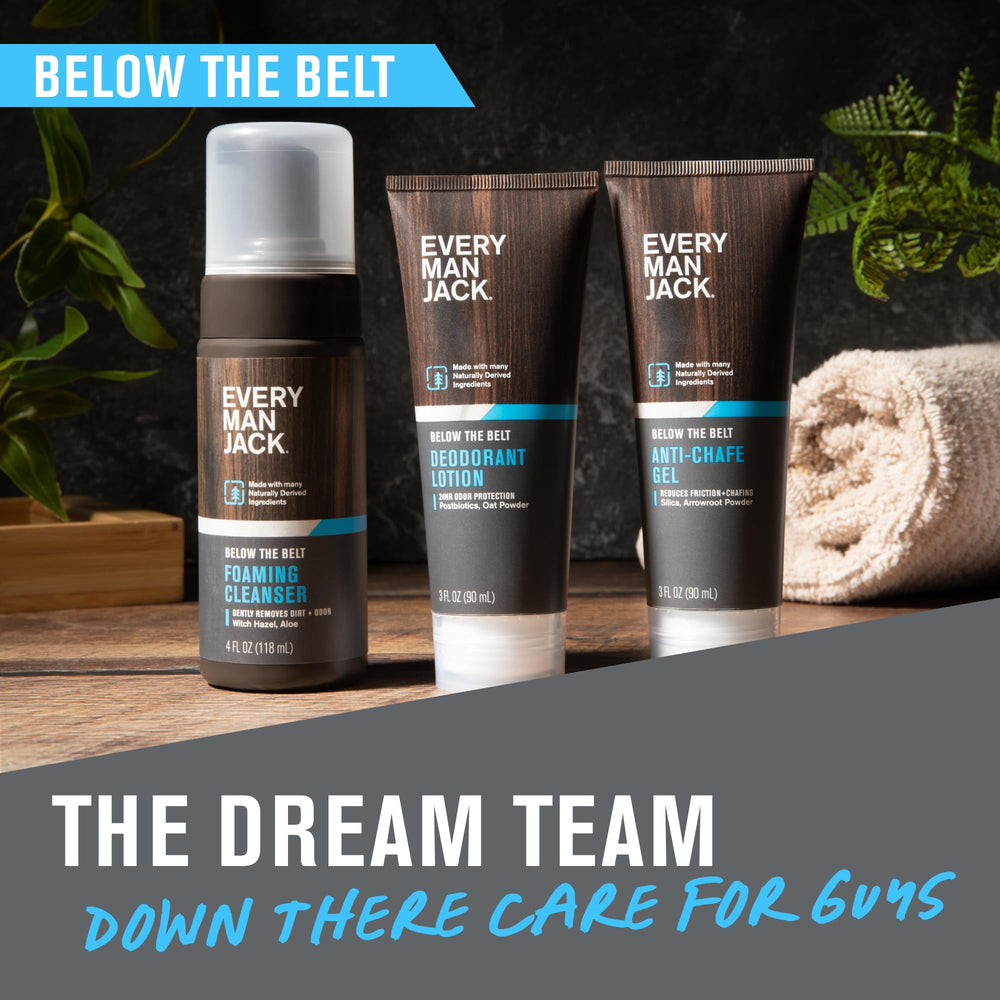 Every Man Jack sensitive-skin friendly formula for daily use.
