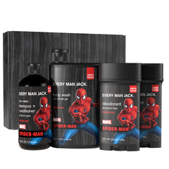 Every Man Jack Spider-Man Set con gel de ducha, experiencia fresca para la rutina diaria