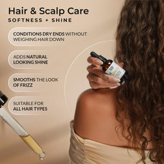 Cuidado de cabello con Aceite de Jojoba Orgánico Everyday Beauty, cuero cabelludo saludable
