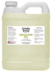 Everyday Beauty Squalane: botella 32oz para hidratación ligera de piel y cabello.