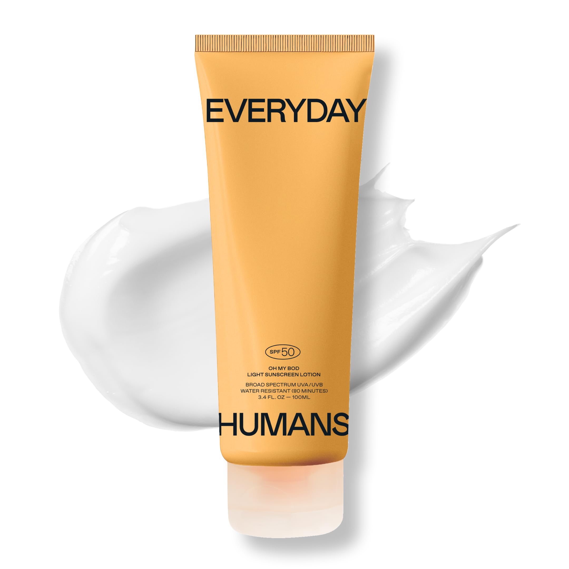 Oh My Bod SPF50 de Everyday Humans, botella en primer plano, protección ligera.