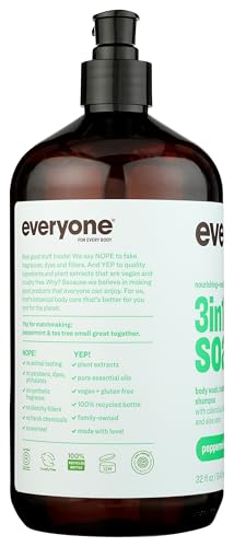 Everyone aroma refrescante de árbol de té y menta ideal para la ducha.