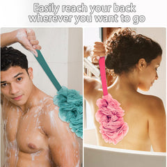 Evmliy lufa-nylon-suave ofrece espuma agradable para duchas diarias