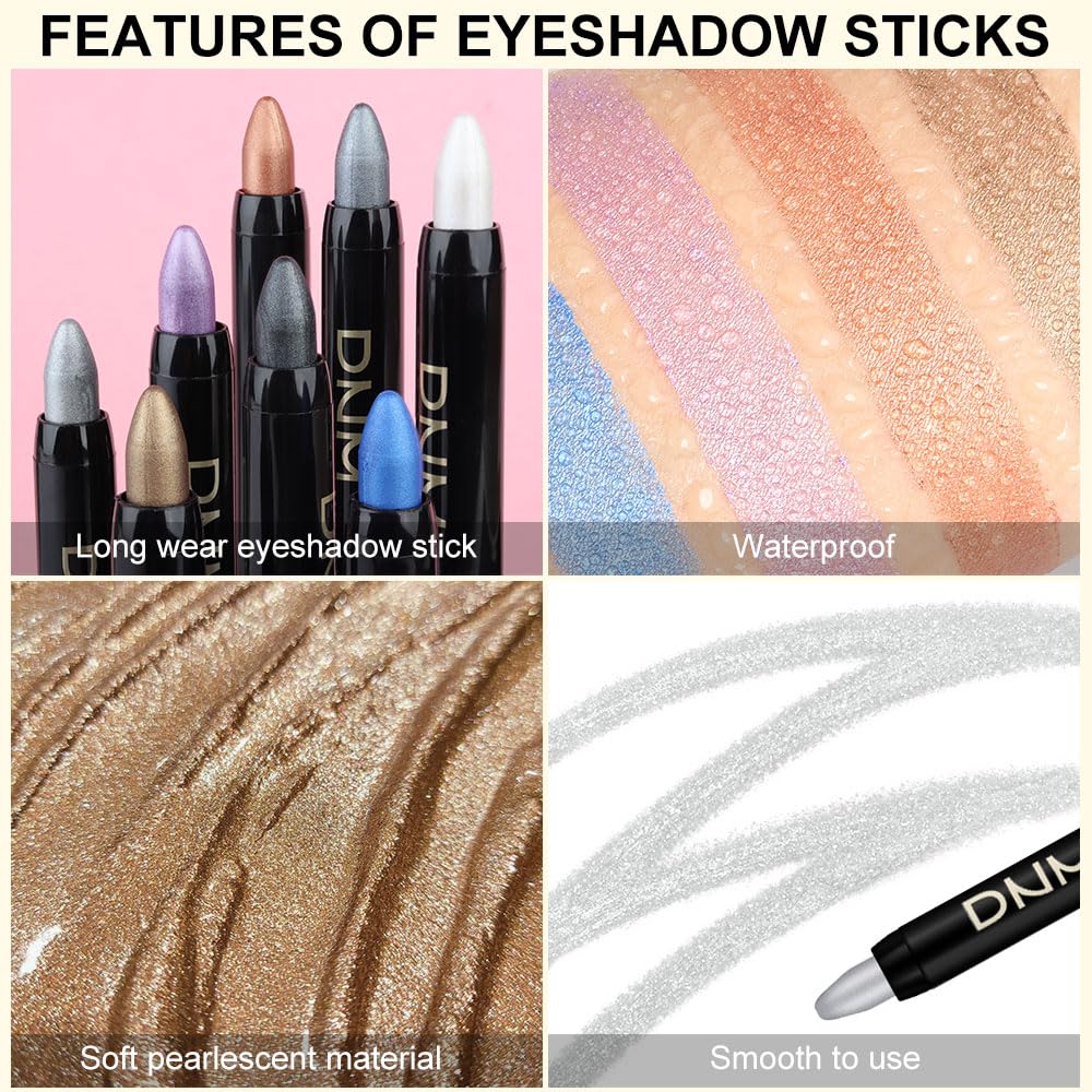 evpct glitter eye shadow stick Violet for vibrant accent and color pops
