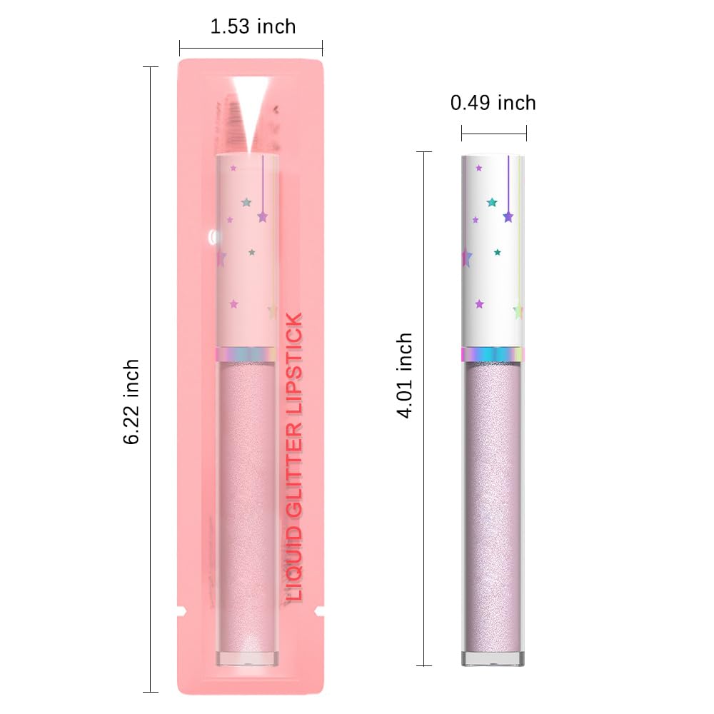 evpct brillo labial perlado morado oscuro para uso diario.