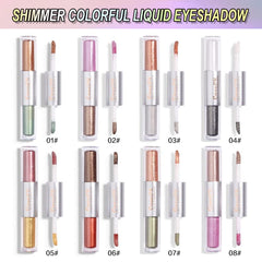 evpct liquid glitter eyeshadow swatch on skin highlighting rich payoff