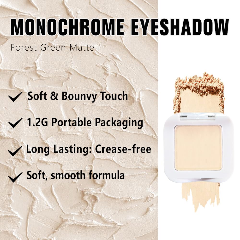 evpct Matte Nude Mini Paleta, aplicación suave para párpados sin esfuerzo