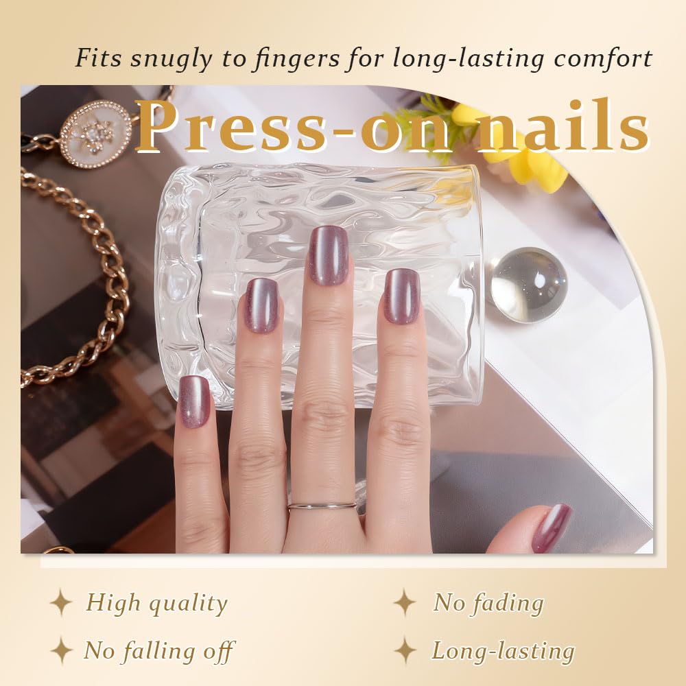 Uñas evpct adhesivas fáciles de usar y reutilizables para looks