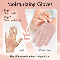 Evridwear guantes de algodón para hidratación nocturna y suavidad.