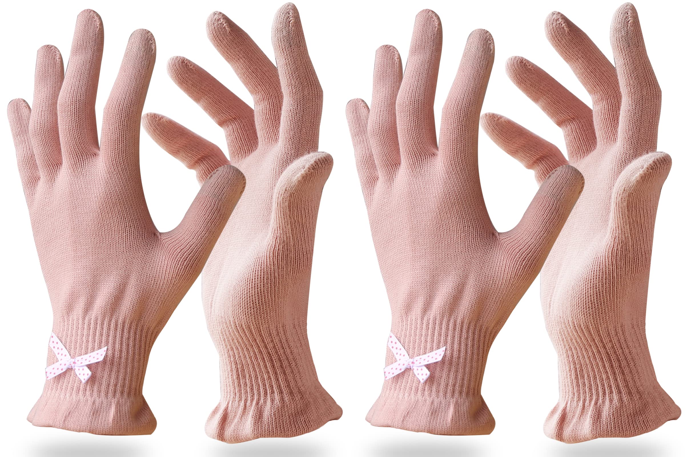 Evridwear guantes de algodón para hidratación suave de las manos.