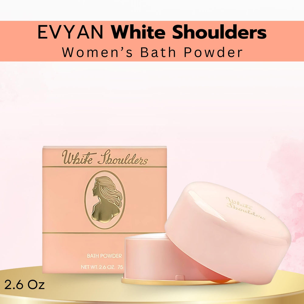 Evyan White Shoulders puff de aplicación lujosa