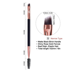 Existing Beauty brocha cejas con punta angulada para aplicación precisa de henna.