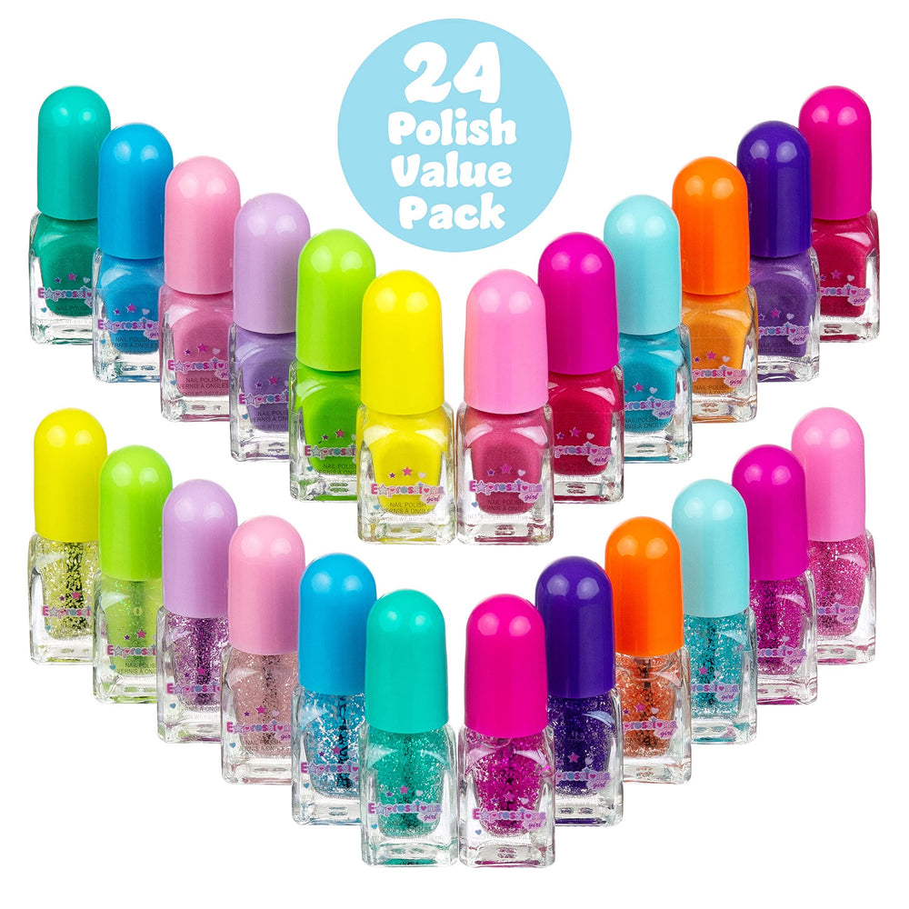 EXPRESSIONS: esmaltes brillantes con glitter, perfectos para brillos y fiestas.