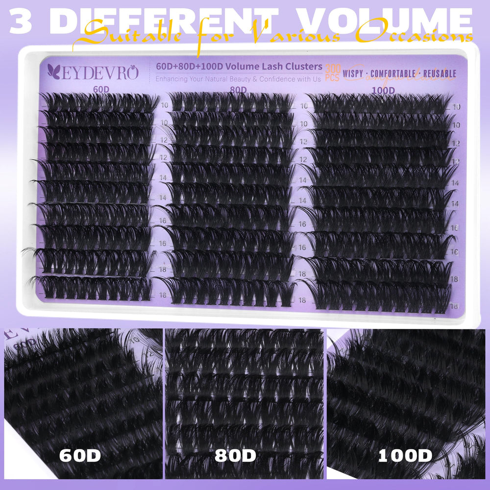 EYDEVRO cepillos incluidos para peinar y mantener el look.