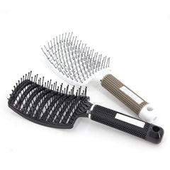 Eyxformula par-de-cepillos-curvados-ventilados, desenredo suave para cabello abundante