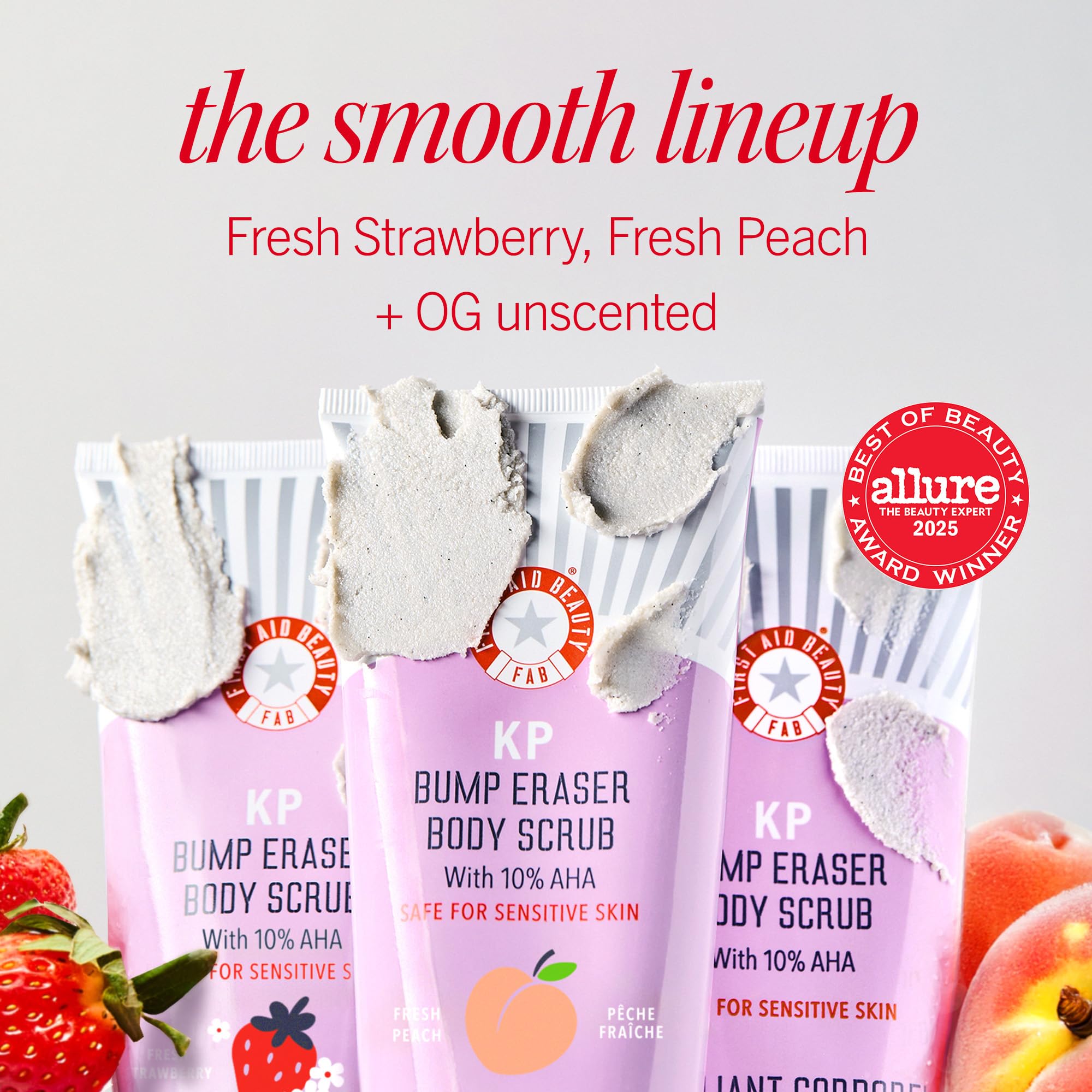 FAB envase práctico con dos unidades de exfoliante corporal
