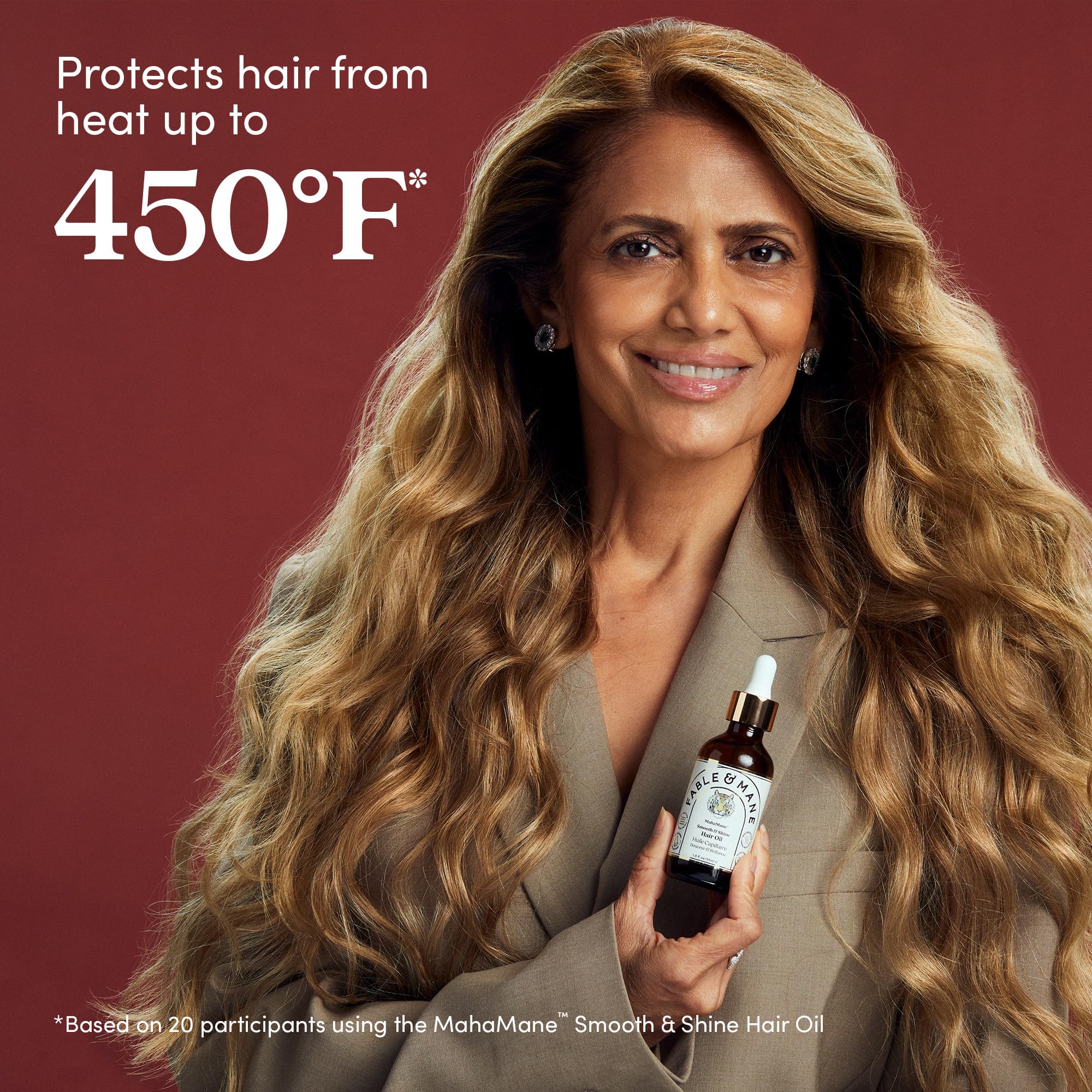Fable & Mane MahaMane, uso diario para cabello suave y brillante.