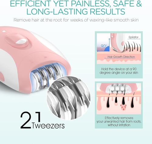 FabMay Beauty epilador facial con carga USB para viaje