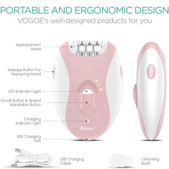 FabMay Beauty epilador facial, diseño ergonómico para uso cómodo