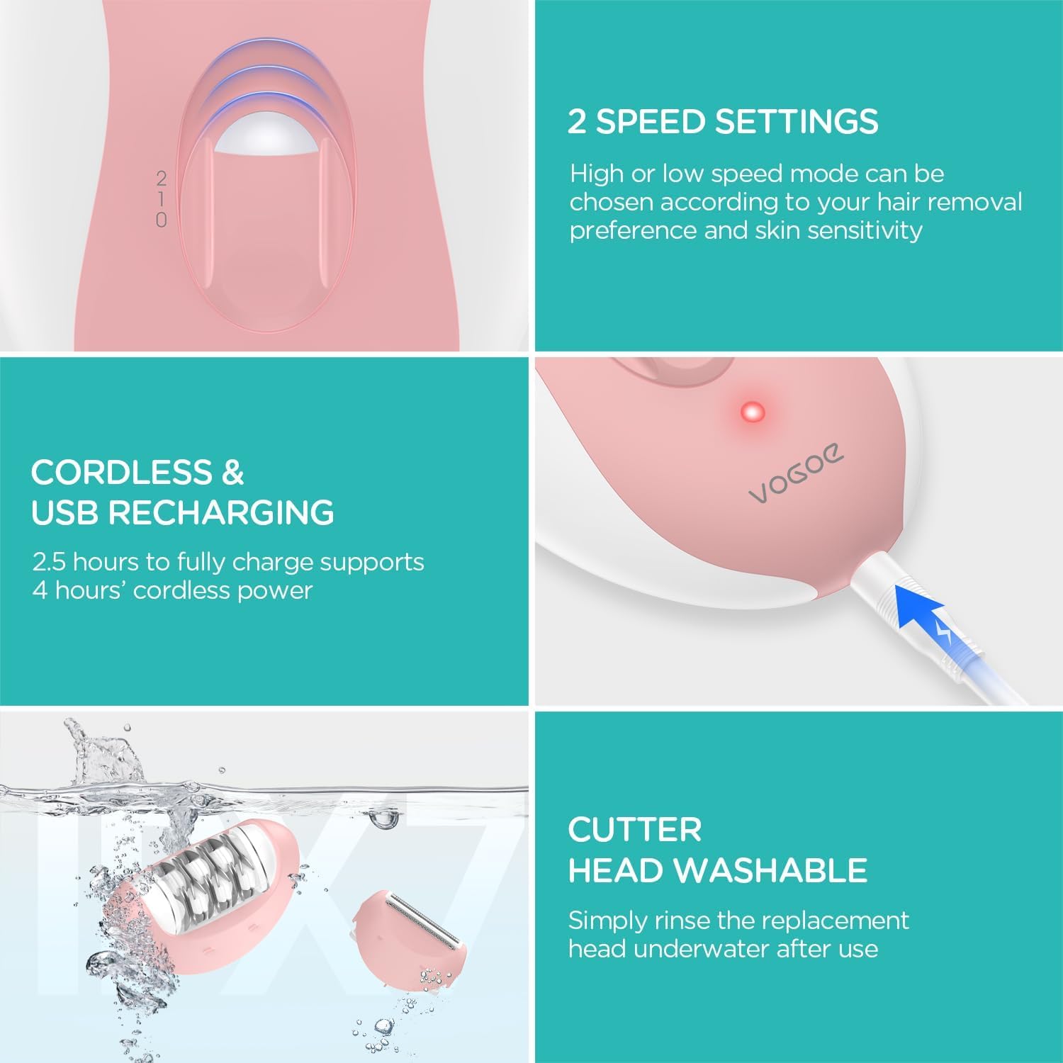 FabMay Beauty epilador facial para uso doméstico y ahorro