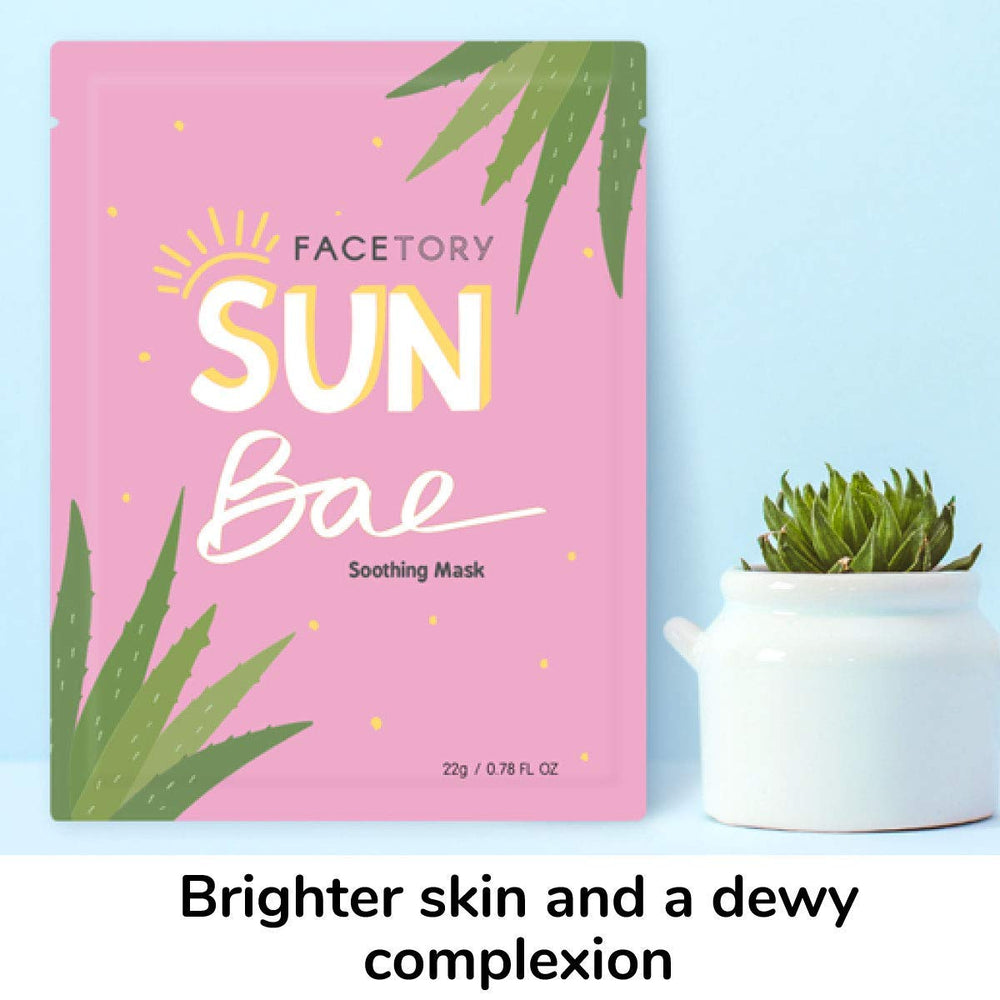 FACETORY SUN BAE aplicación suave en la piel para alivio ligero