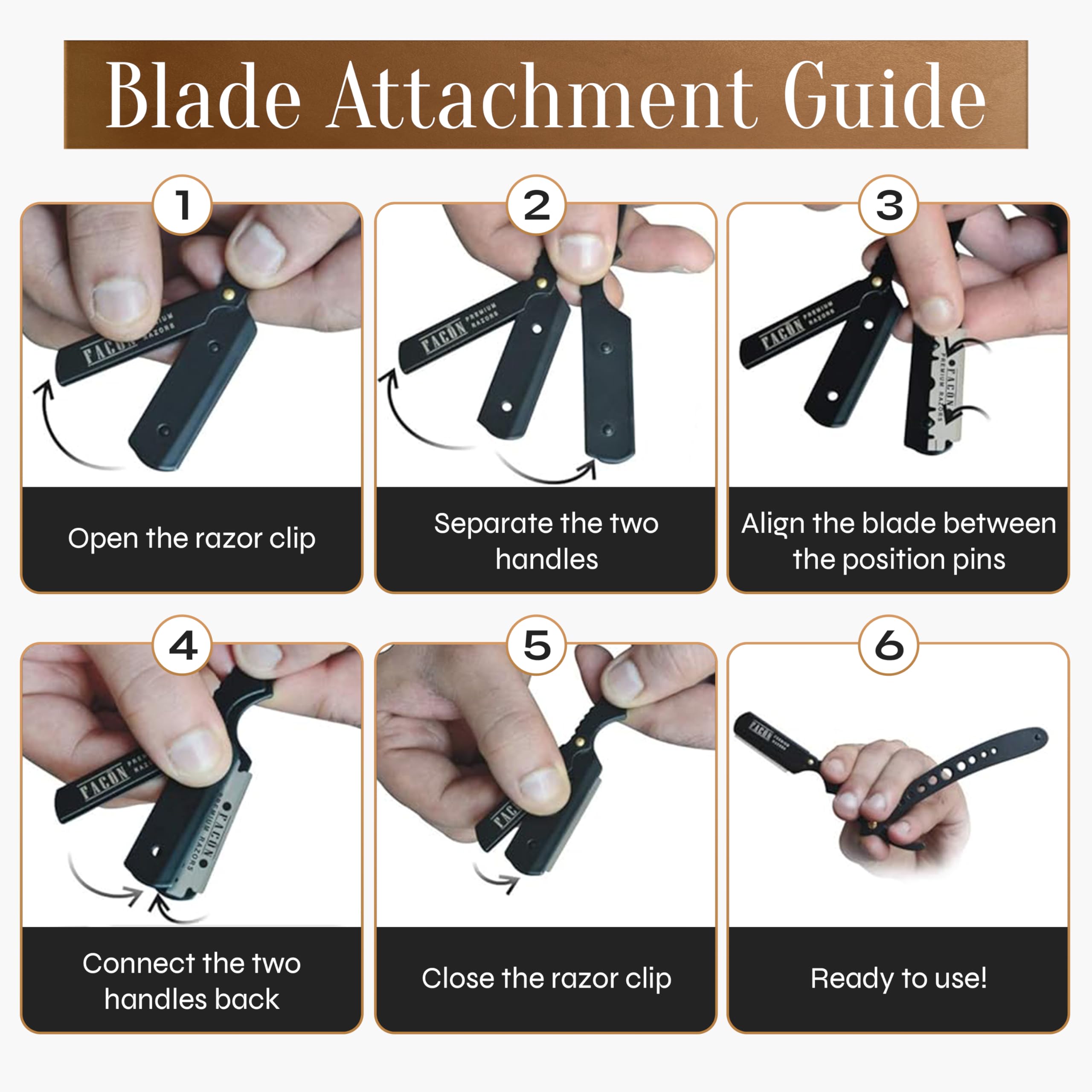 FACON regalo ideal para amantes de la barbería y el cuidado personal.