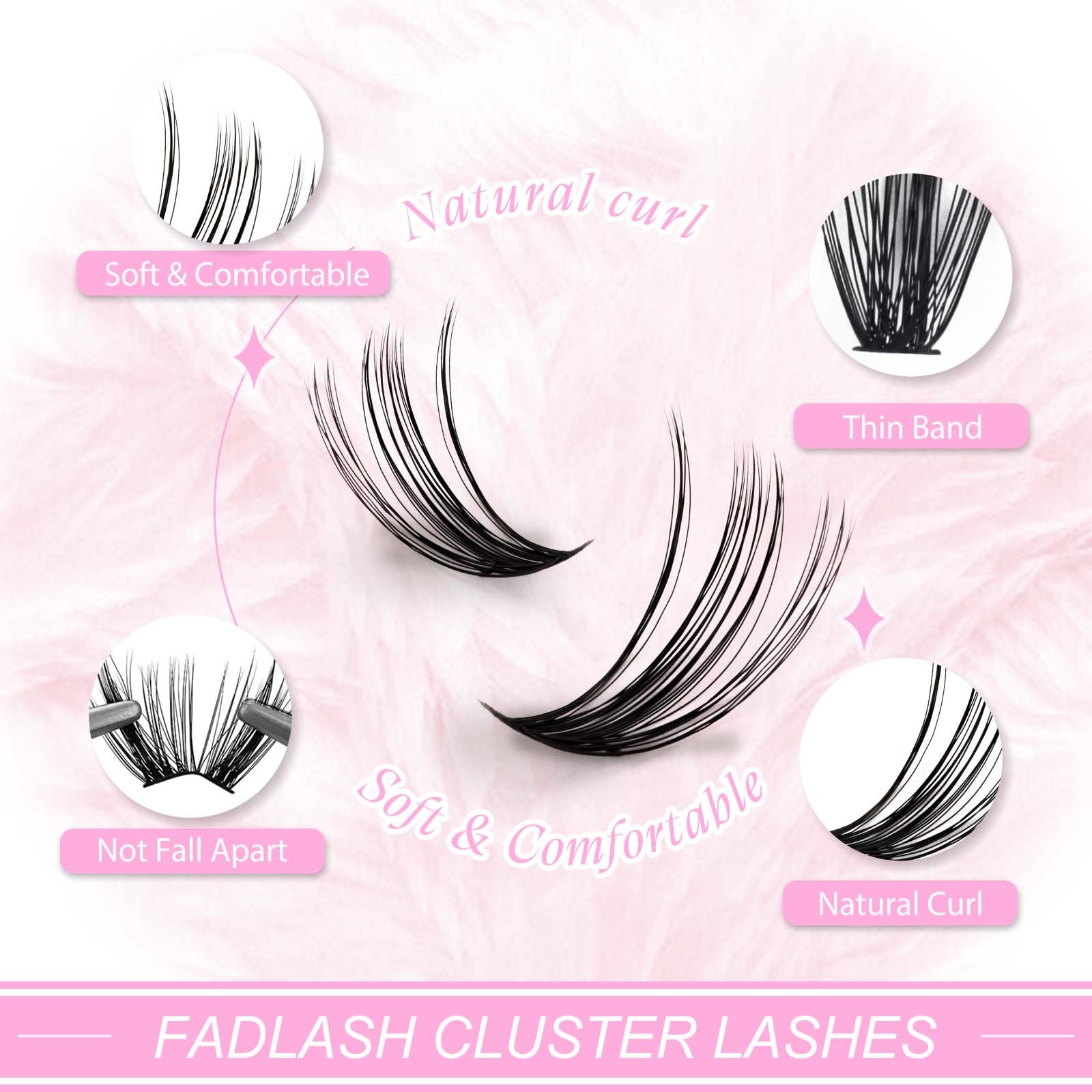 FADLASH con banda suave para comodidad durante todo el día.