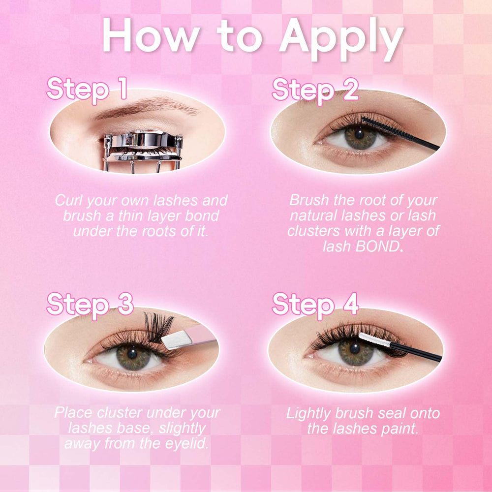 FADLASH at-home eyelash extension setup for salon-like results