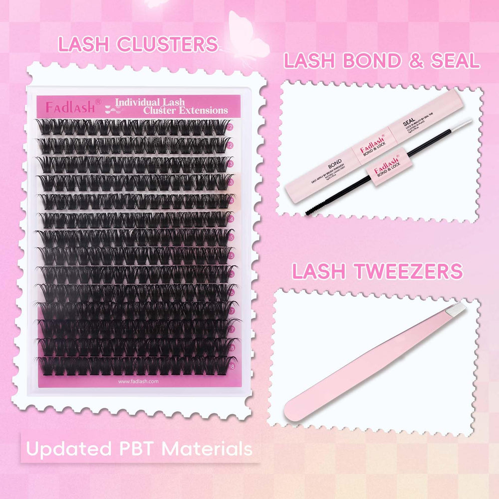 FADLASH lash bond seal 2in1 bottle for durable eyelash adhesion