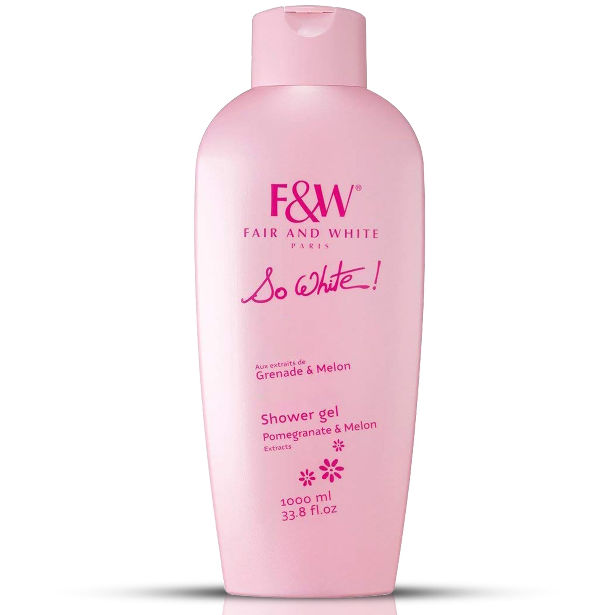 FAIR & WHITE So White: gel de ducha en botella, piel suave e hidratada.