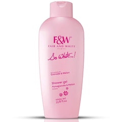FAIR & WHITE So White: gel de ducha en botella, piel suave e hidratada.