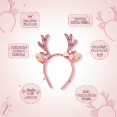 FAIRCHIC Headband con campanas navideñas, añade un toque alegre durante la fiesta
