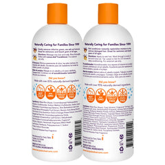 Fairy Tales Sun y Swim Acondicionador para niños, frente de la botella, desenreda y nutre.