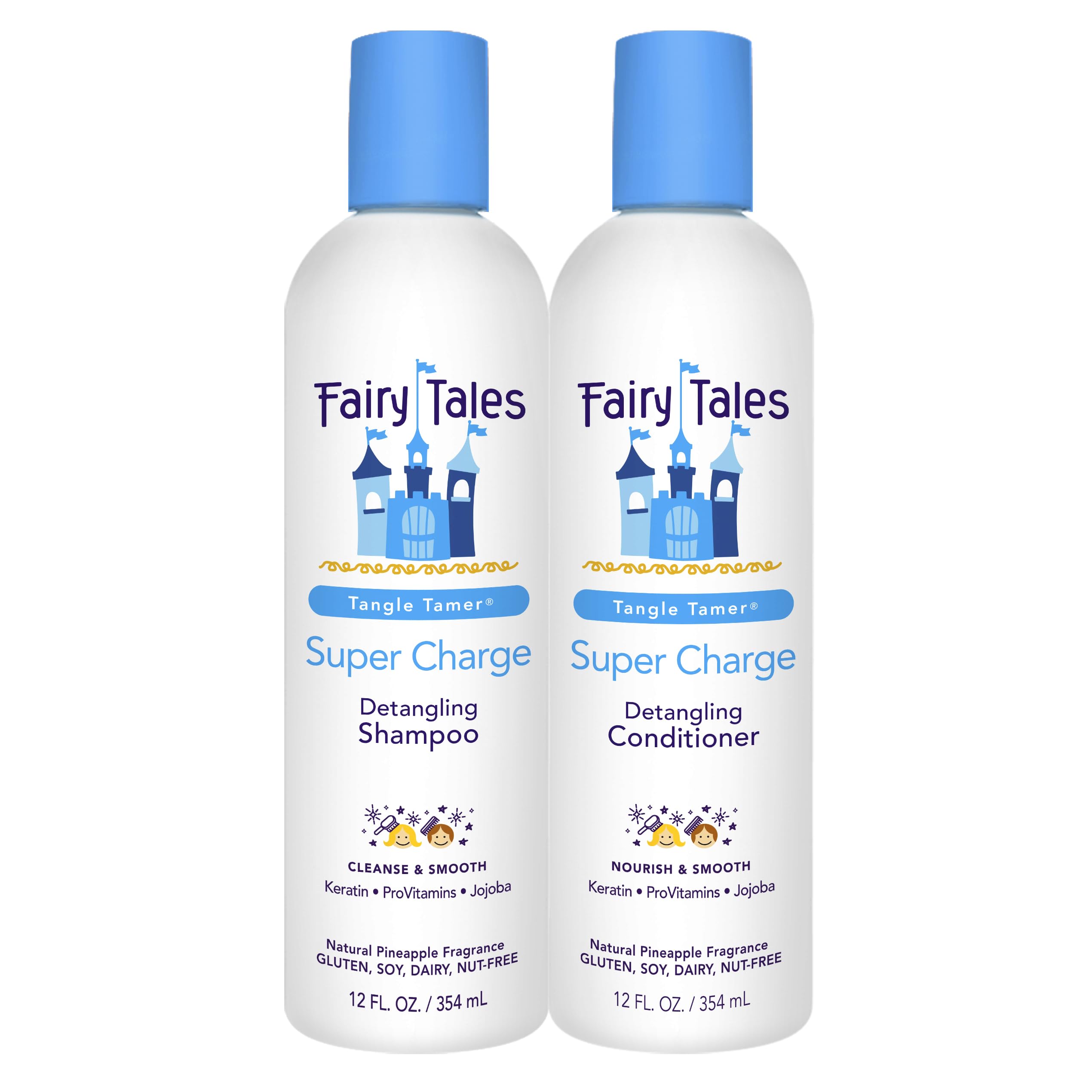 Fairy Tales Tangle Tamer: champú desenredante en botella para pelo suave.