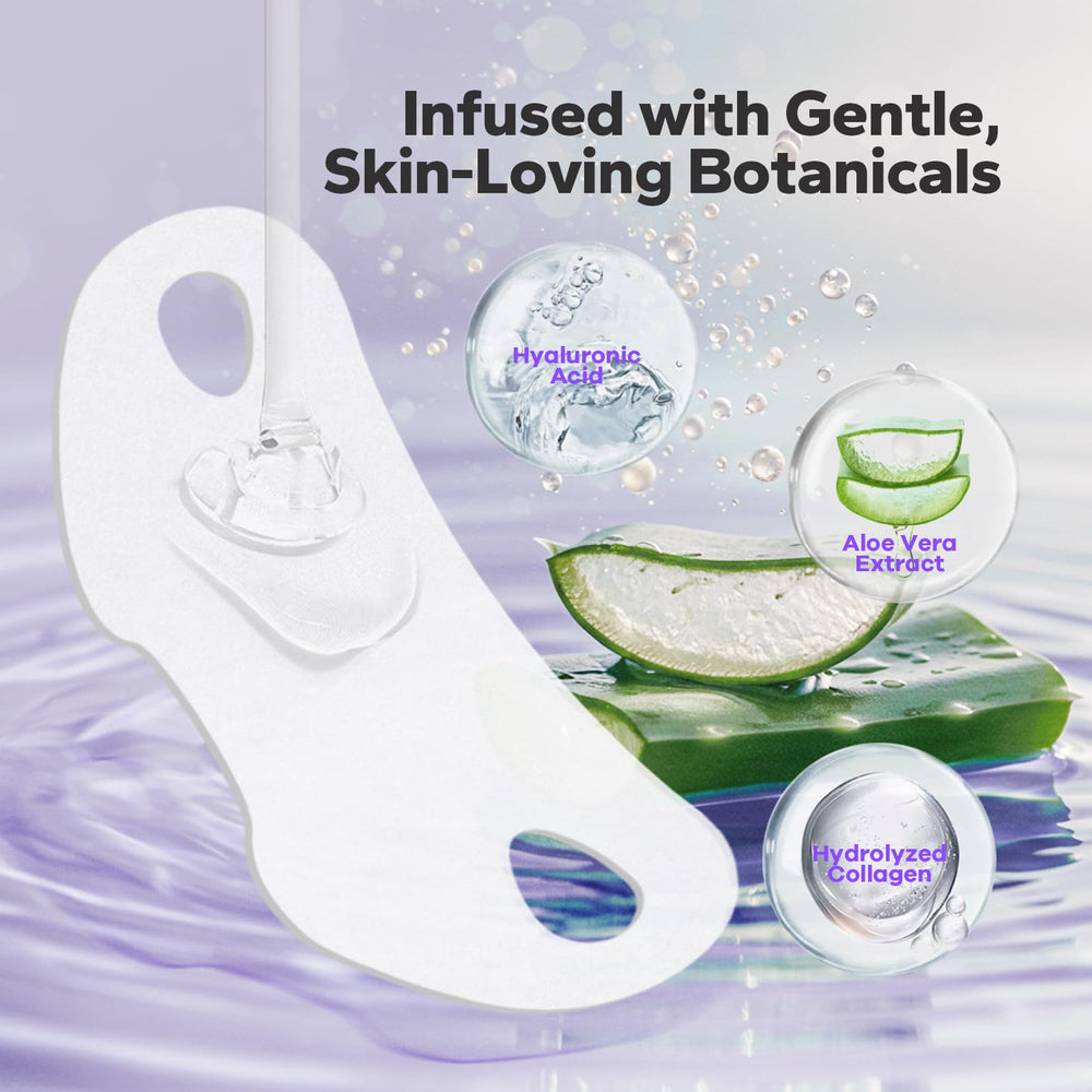 Botanical blend of hyaluronic acid, collagen, aloe nourishes and supports skin softness.