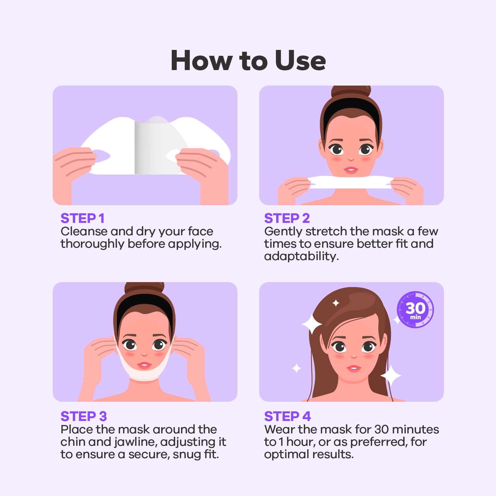 Relaxing routine for resting, working, or sleeping with hydrating support.
