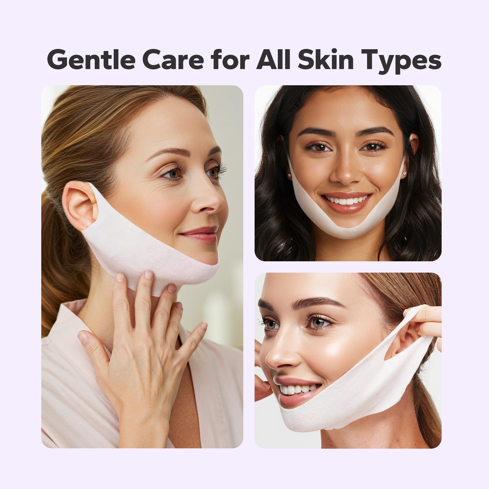 Suitable for sensitive skin with gentle, fragrance-free formula.