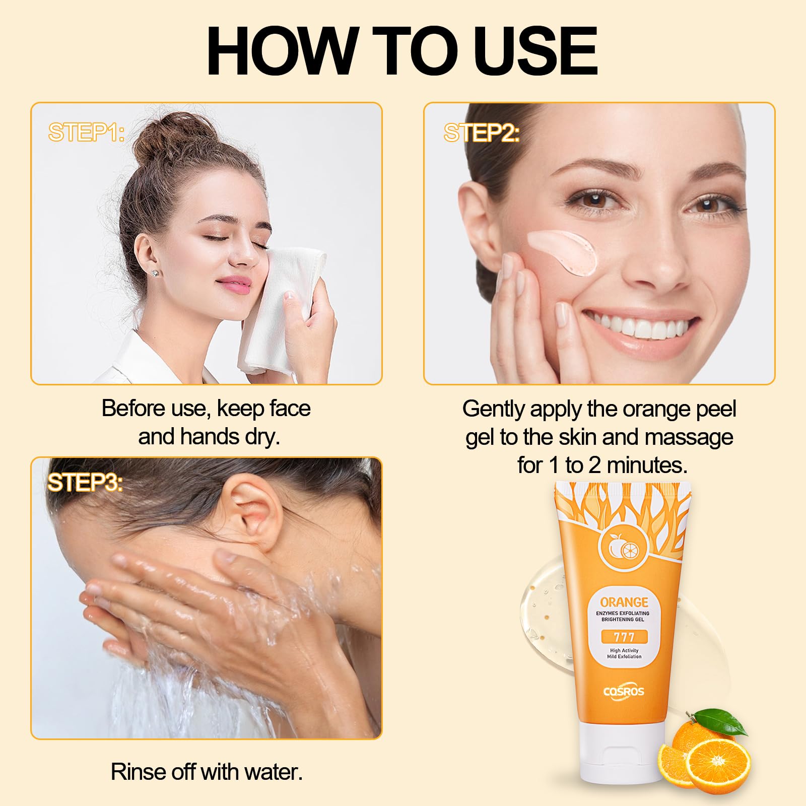 FAIRYTALESPACE frasco práctico naranja: aplicación cómoda en cualquier rutina.