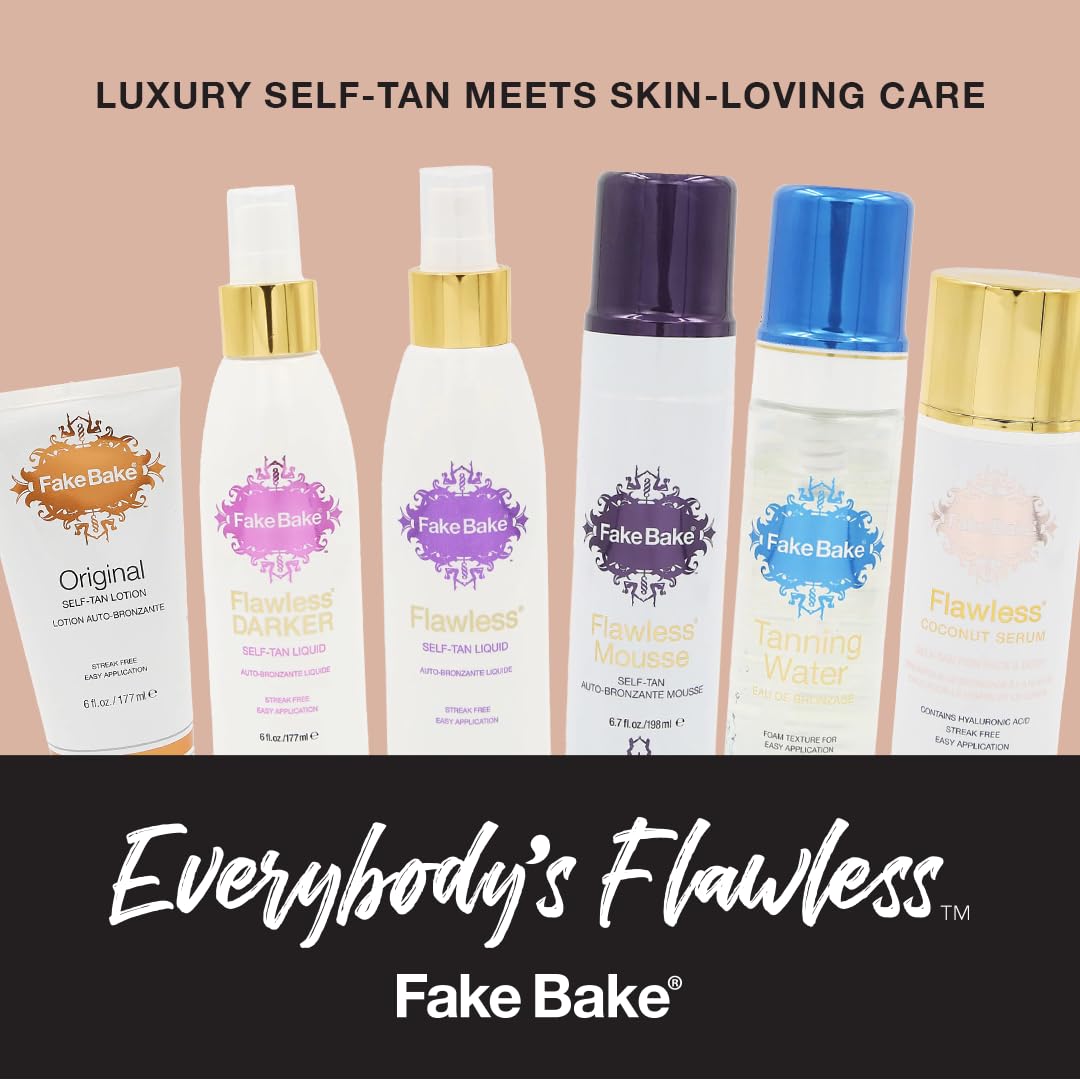 Fake Bake Flawless: envase de 6 oz ideal para uso doméstico.