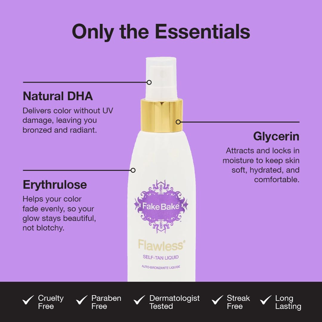 Fake Bake Flawless: tono natural adaptable a todos los tonos.