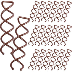 Fandamei pines espirales para pelo, conjunto de 20, agarre seguro para peinados duraderos.