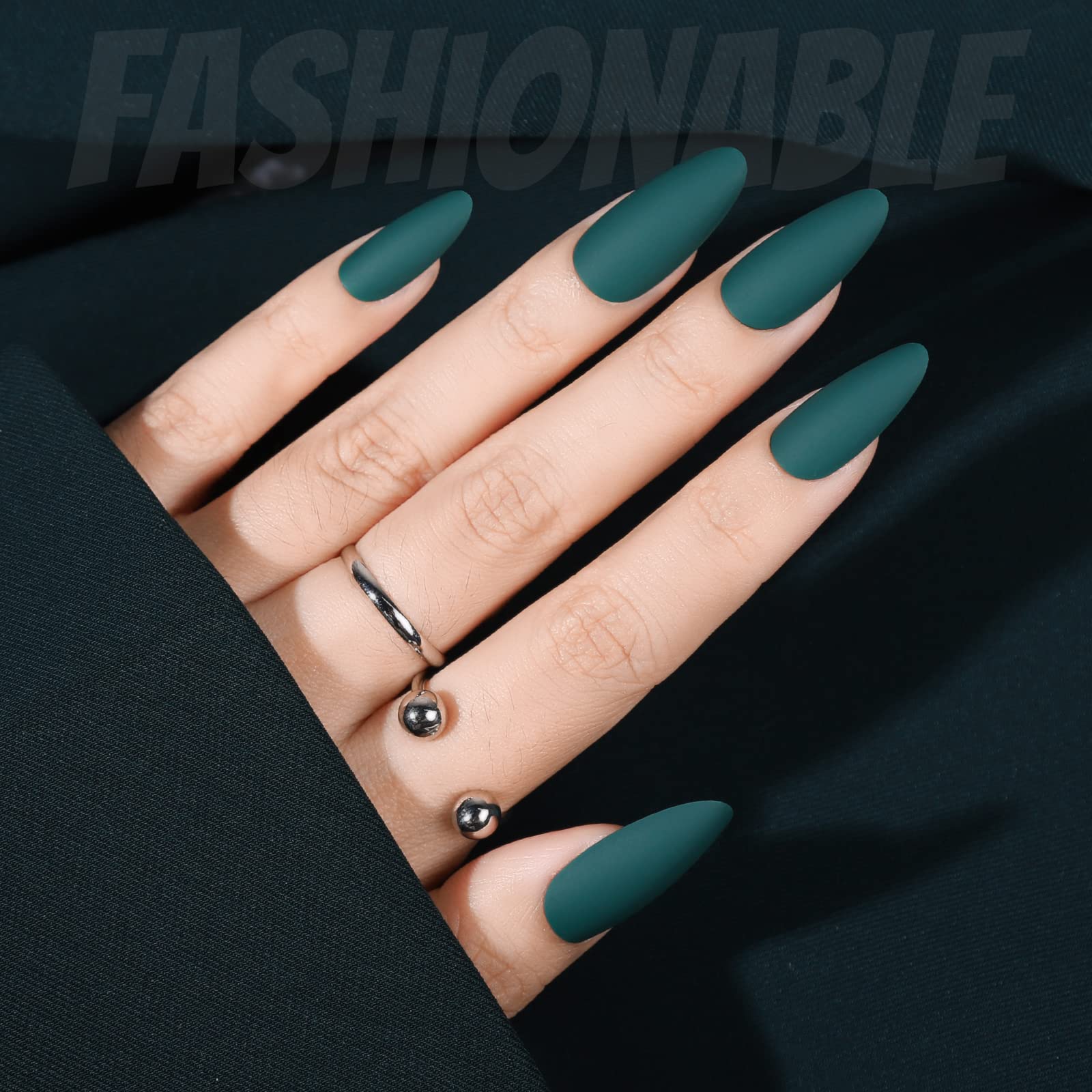 Fandamei uñas postizas ciruela para un toque elegante en ocasiones
