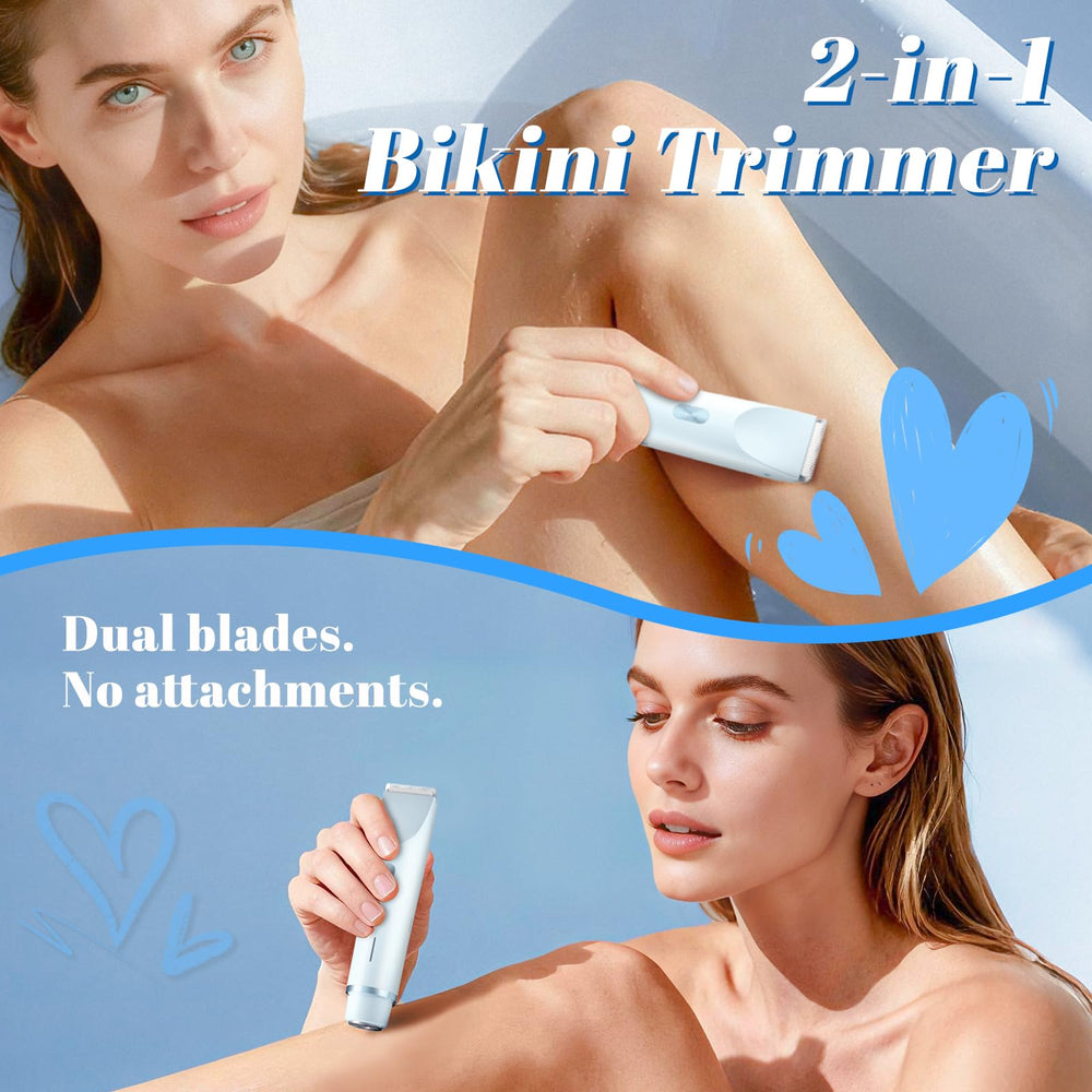 Fanovae Bikini Trimmer con peine protector para seguridad.