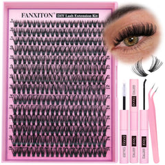 FANXITON conjunto de extensiones 40D para uso en casa, aspecto natural.
