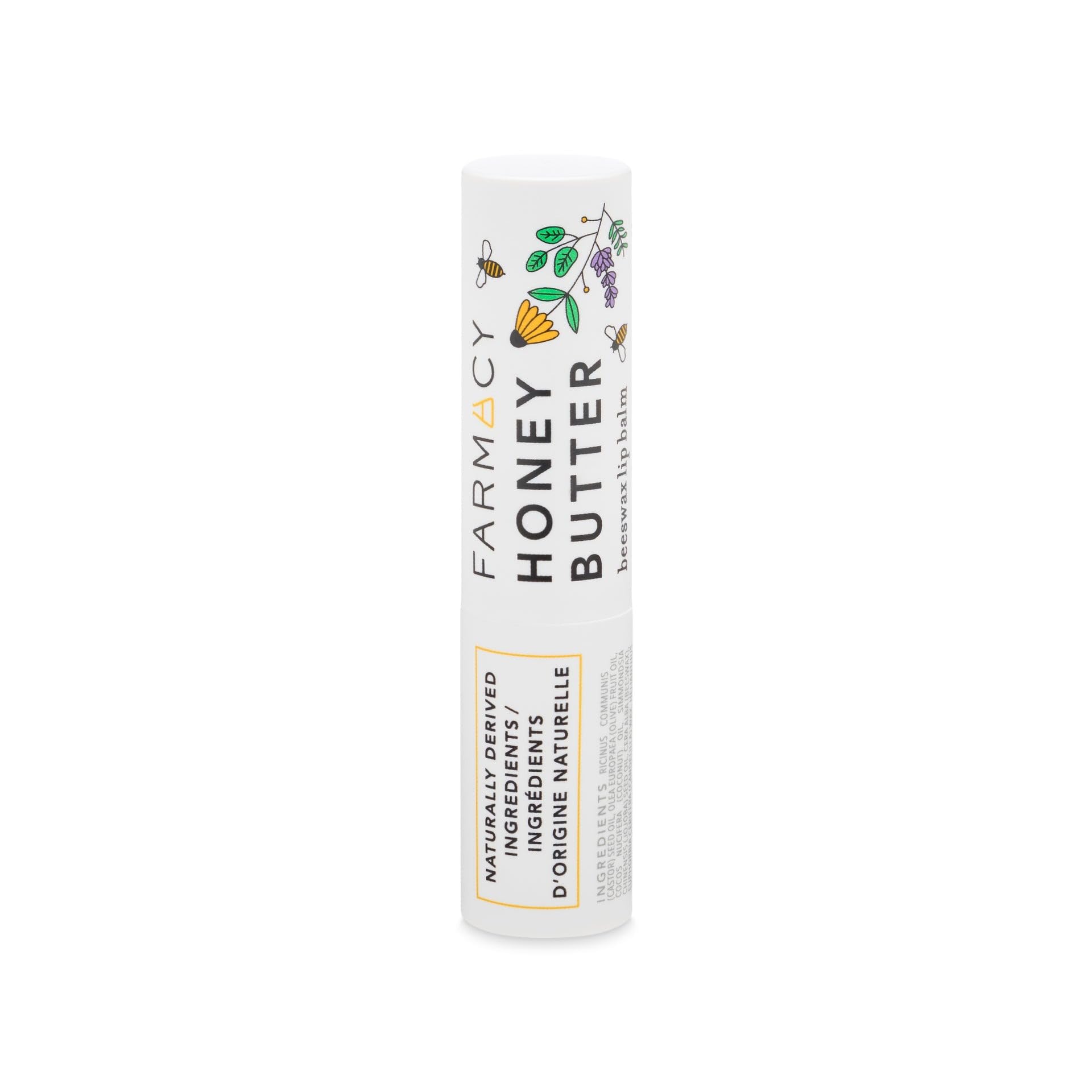 Farmacy Balsamo labial con miel y mantecas para hidratación profunda.