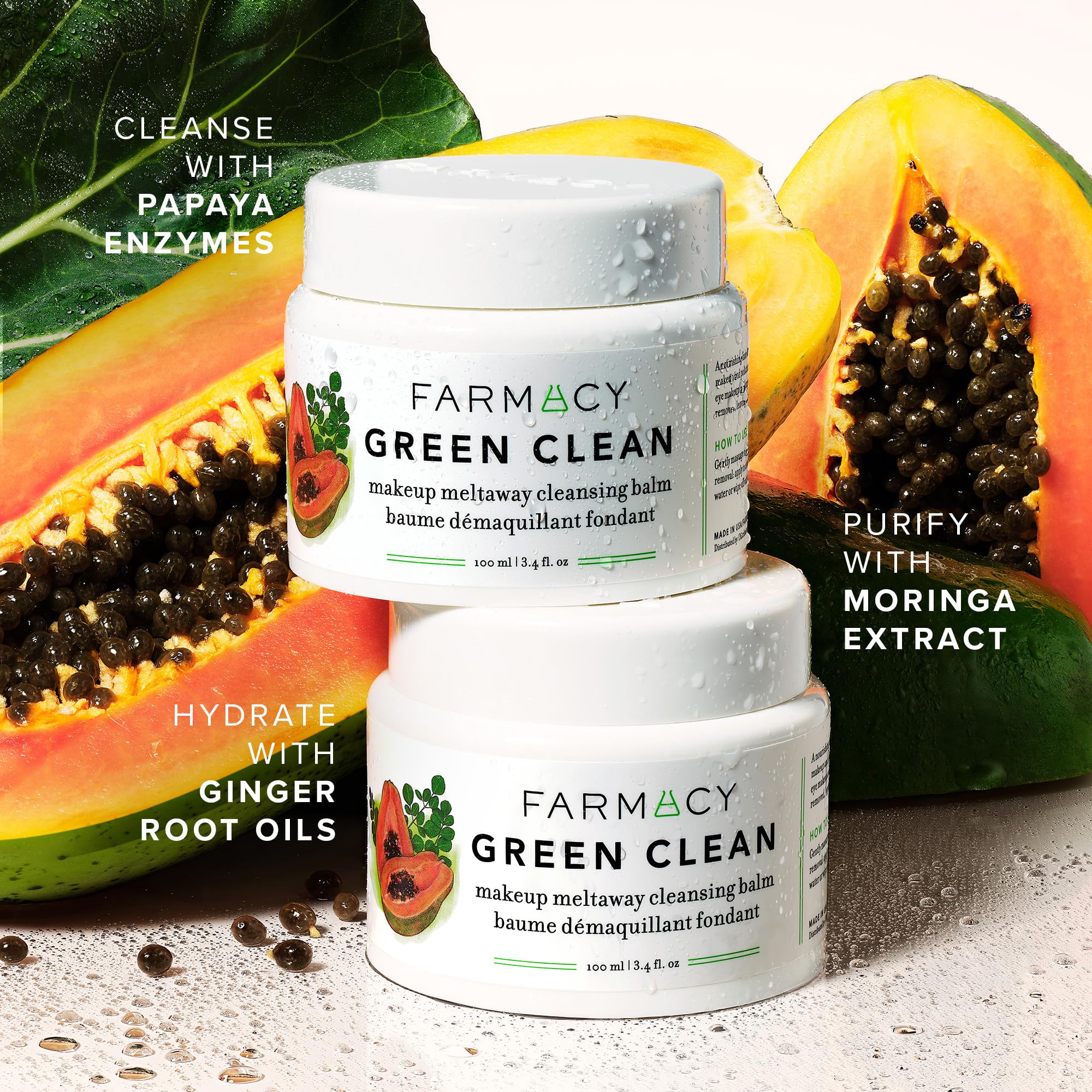 Farmacy desmaquillante para maquillaje resistente al agua con efecto refrescante