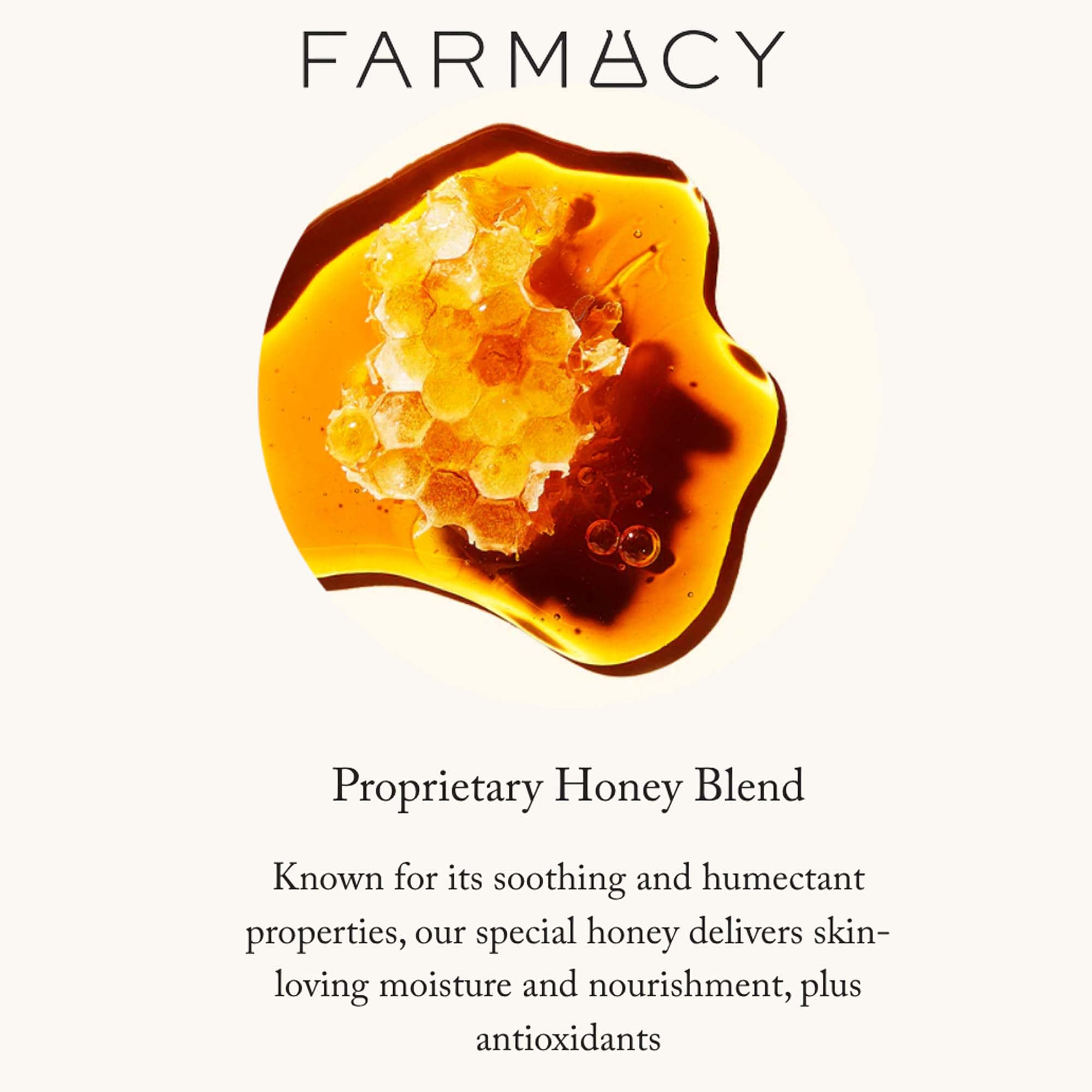 Farmacy Miel real y propóleos ofrecen alivio calmante en labios.