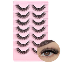 Pestañas FARRED ojo de gato naturales para un look suave y definido.