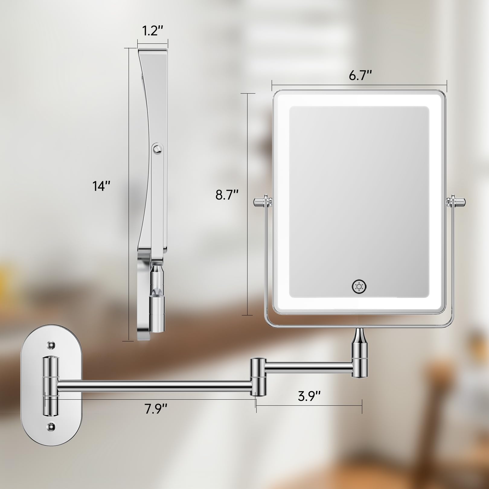 FASCINATE diseño de baño compacto con montaje en pared para ahorrar espacio.