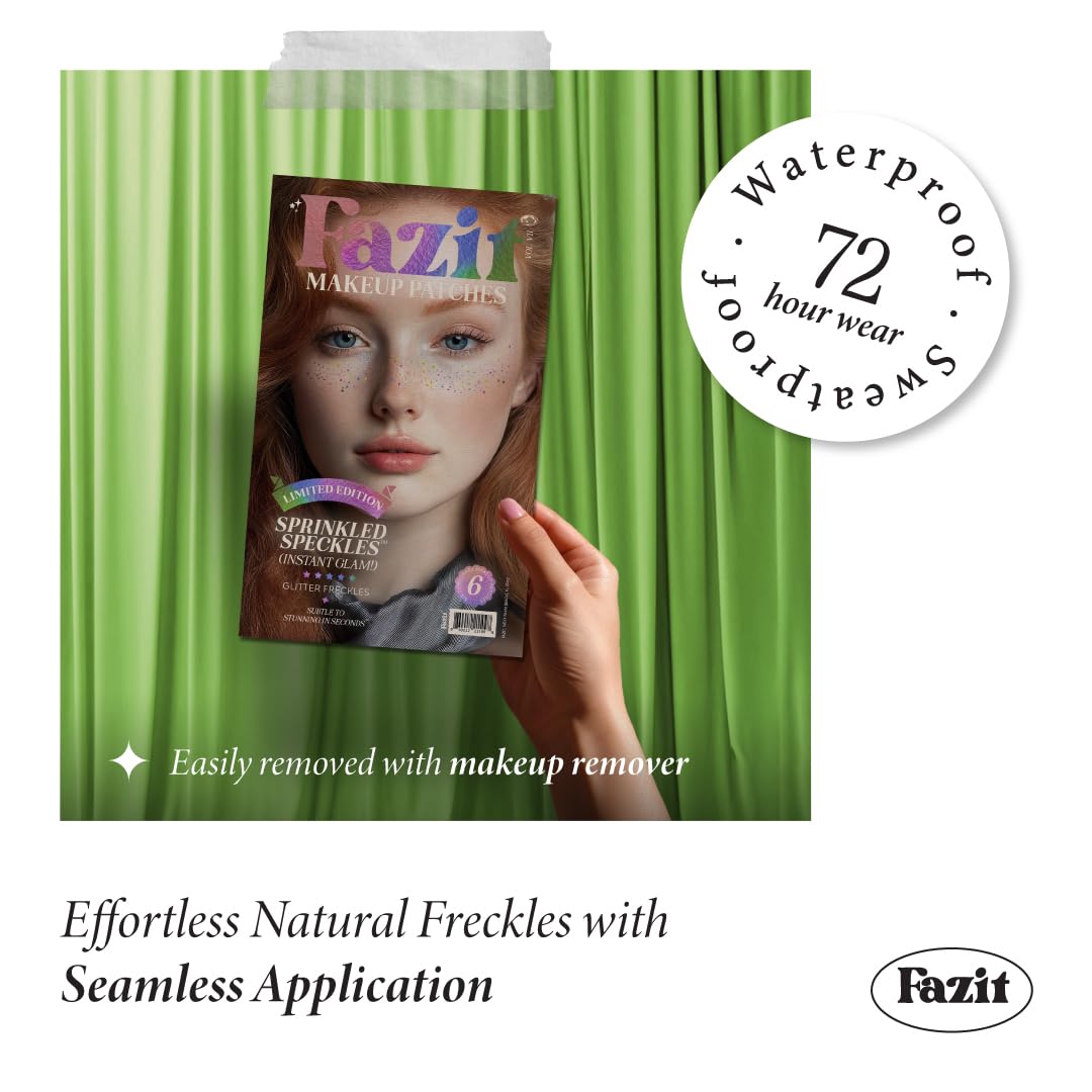 Fazit Makeup Patches son ideales para festivales y fiestas con destellos brillantes.